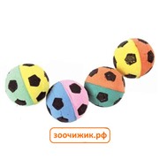Игрушка Triol "зефирный" мяч футбольный двухцветный 02N(4шт)