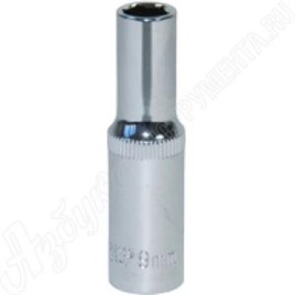 Головка торцевая глубокая 3/8"DR 9 мм, OMBRA, 138109