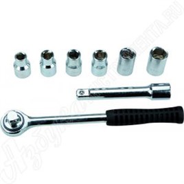 Набор сменных головок 1/2", 8 шт, TOP TOOLS, 38D143