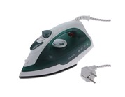 Утюг ZIMBER ZM-11046, 1600 Вт, антипригарное покрытие, зеленый