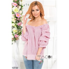 Кофта с открытыми плечами 13720