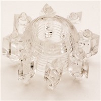 Toyfa кольцо, прозрачное 
Эрекционное, в виде снежинки