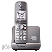 Телефон Panasonic KX-TG6711RUM серый металлик,АОН,радионяня