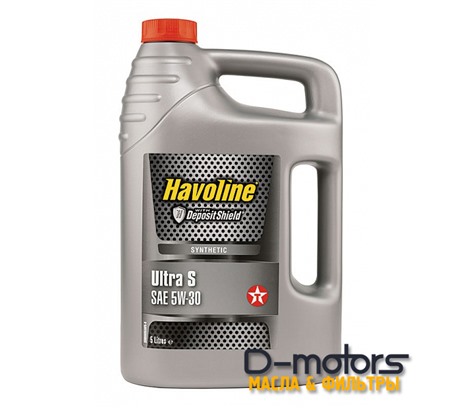 Моторное масло TEXACO HAVOLINE ULTRA S 5W-30 (4л.)