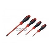 Шлицевая диэлектрическая отвертка Slotted 5.5мм, 125мм KING TONY 14725505 KING TONY арт. '14725505'