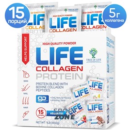 Box mix. Протеин с высоким содержанием гидролизованного коллагена. Protein + Collagen, 1lb - 450 г. 15 шт. по 30 г.