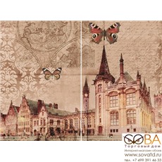 Панно Voyage  P2-2D179 40х30 (из 2-х пл.) купить по лучшей цене в интернет магазине стильных обоев Сова ТД. Доставка по Москве, МО и всей России