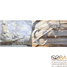 Декор Variete Blue Marine 2  - 505x201 мм/13 шт купить по лучшей цене в интернет магазине стильных обоев Сова ТД. Доставка по Москве, МО и всей России