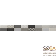 Бордюр Fiori Grigio  металлизированный 1506-0101 6,5х60 купить по лучшей цене в интернет магазине стильных обоев Сова ТД. Доставка по Москве, МО и всей России