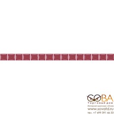 Бордюр Stripes  бусинка бордовый 1,3х20 купить по лучшей цене в интернет магазине стильных обоев Сова ТД. Доставка по Москве, МО и всей России