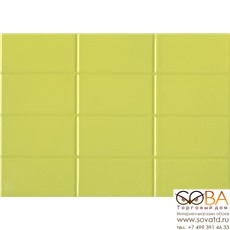 Плитка Mono  настенная салатовая (MYM351R) 25x35 купить по лучшей цене в интернет магазине стильных обоев Сова ТД. Доставка по Москве, МО и всей России