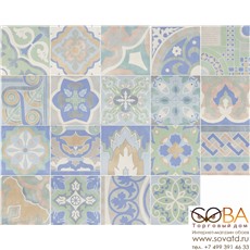 Керамогранит Pamesa  Cr.Empoli Aquamarine 22.3 x 22.3 купить по лучшей цене в интернет магазине стильных обоев Сова ТД. Доставка по Москве, МО и всей России