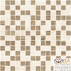 Мозаика Genesis  т.бежевый+бежевый 30х30 купить по лучшей цене в интернет магазине стильных обоев Сова ТД. Доставка по Москве, МО и всей России