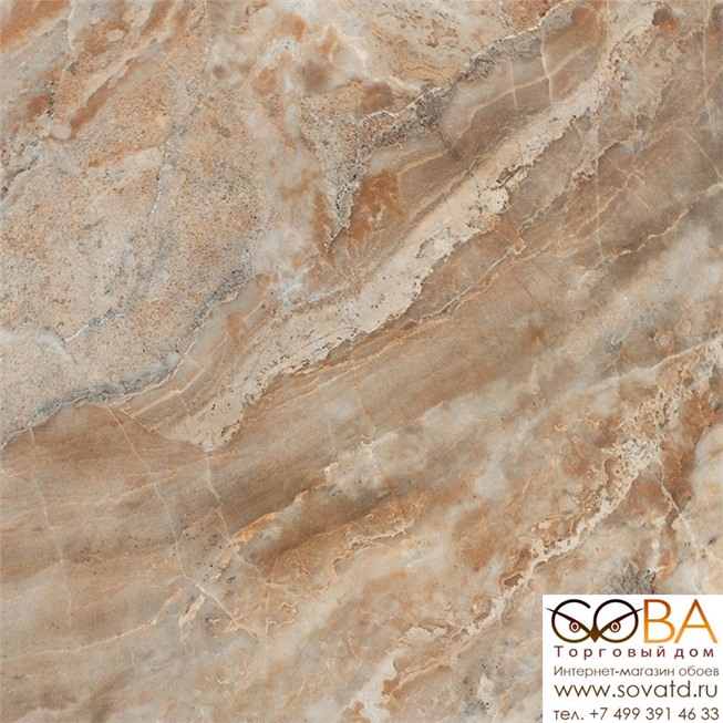 Керамогранит Premium Marble  Коричневый K-956/LR/60x60 купить по лучшей цене в интернет магазине стильных обоев Сова ТД. Доставка по Москве, МО и всей России