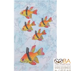 Декор Бриз  рыбки 1 (D403cAR8) 20х33 купить по лучшей цене в интернет магазине стильных обоев Сова ТД. Доставка по Москве, МО и всей России