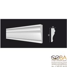 Лепнина Decor-Dizayn Молдинг 152 A купить по лучшей цене в интернет магазине стильных обоев Сова ТД. Доставка по Москве, МО и всей России