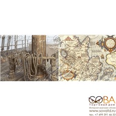 Декор Variete Blue Marine 3  - 505x201 мм/13 шт купить по лучшей цене в интернет магазине стильных обоев Сова ТД. Доставка по Москве, МО и всей России