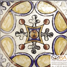 Керамическая плитка Mainzu Maiolica Centro (20x20)см PT03095 (Испания) купить по лучшей цене в интернет магазине стильных обоев Сова ТД. Доставка по Москве, МО и всей России
