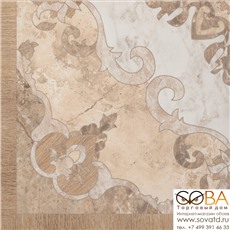 Декор Tremont Beige  напольный 1/4 Rozety 40х40 купить по лучшей цене в интернет магазине стильных обоев Сова ТД. Доставка по Москве, МО и всей России