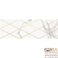 Декор Миланезе дизайн  Римский каррара 1664-0141 20х60 купить по лучшей цене в интернет магазине стильных обоев Сова ТД. Доставка по Москве, МО и всей России