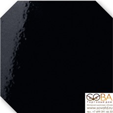 Напольная плитка Tonalite  Ottagonetta Nero 15 x 15 купить по лучшей цене в интернет магазине стильных обоев Сова ТД. Доставка по Москве, МО и всей России