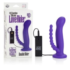 Насадка к трусикам 10-Function Love Rider Double Riders Purple 1498-81BXSE