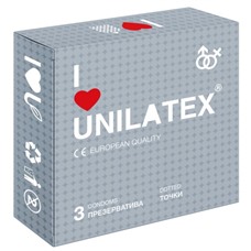 Презервативы Unilatex Dotted, 3 шт