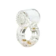 Эрекционное кольцо с вибрацией Climax® Gems™ Quartz Ring