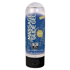 Массажный гель Massage   Glide Gel 2 in 1 Amber - 200 мл.