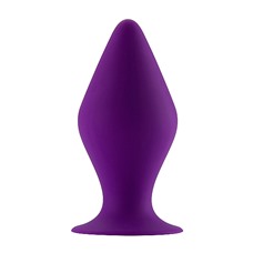 Анальная пробка Butt Plug with Suction Cup Large Purple SH-SHT381PUR