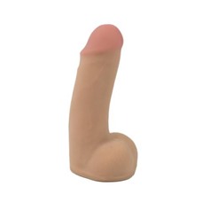 Фаллоимитатор с функцией семяизвержения Squirtz CyberSkin 6.5  Squirting Dildo - 16,5 см.