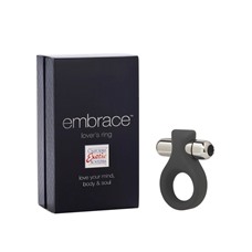 Виброкольцо Embrace lover’s ring серое 4615-25BXSE