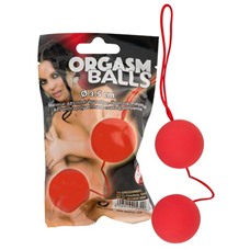 Красные вагинальные шарики Orgazm Balls