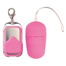 Вибромасажер VIBRATING EGG PLEASURE SHIVER MEDIUM PINK T4L-801004