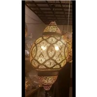 Подвесной металлический светильник "Марокканский фонарь"