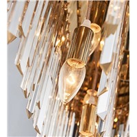 Подвесная хрустальная люстра "Gold"