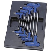 Набор L-образных ключей TORX, ложемент, 8 предметов, KING TONY KING TONY арт. '922308PR'