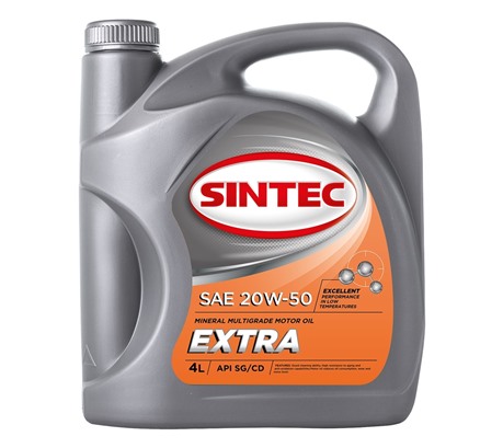 Моторное масло Sintec Extra 20W-50 SG/CD (4л.)