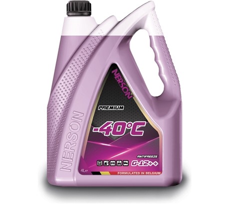 Антифриз Nerson Premium G 12++ -40℃ фиолетовый (4л.)